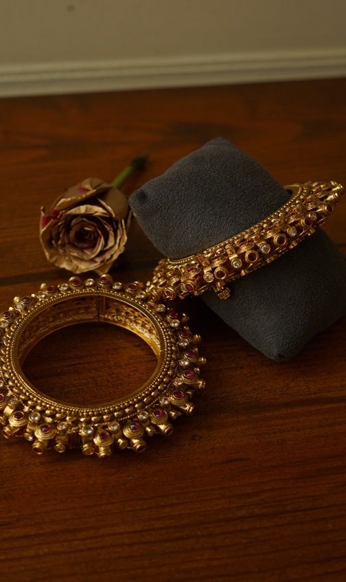 Temple Bangles with Ruby