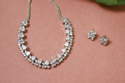 Diamond necklace set