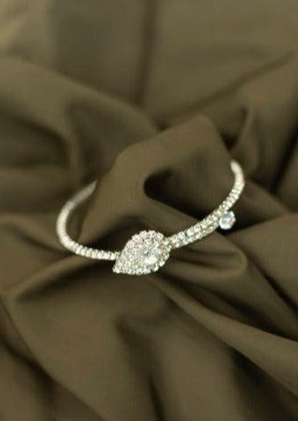 Silver Swarovski bracelet